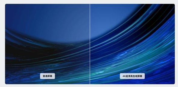 色域提升到100%的NTSC高显示规格,色彩丰富、细节尽显