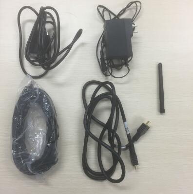 摄像头控制线、主机电源、网线、HDMI高清信号线、主机无线接收天线